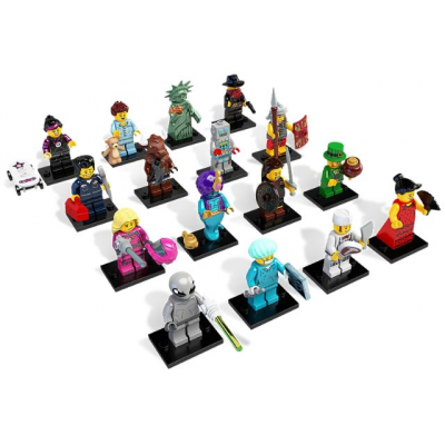 LEGO MINIFIGS SERIE 06 Serie complete (16 minifigs) 2012